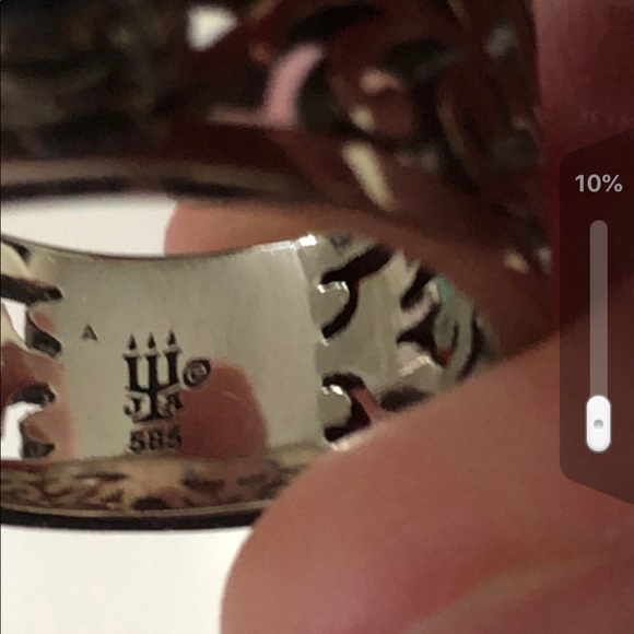 James Avery White Gold Adoree Ring - Picture 4 of 4